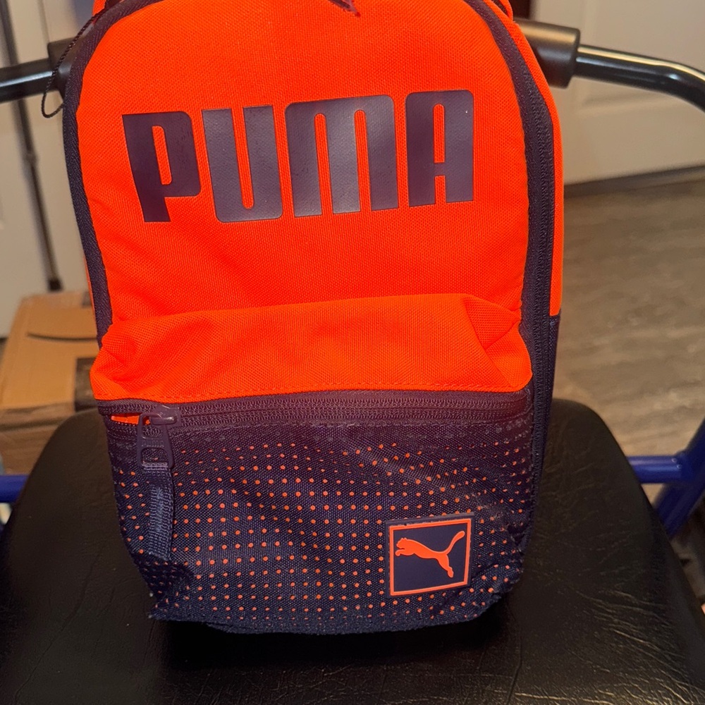 PUMA Orange and Blue Lunchbag